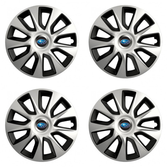 Puklice pre Subaru 14 STRATOS double colour