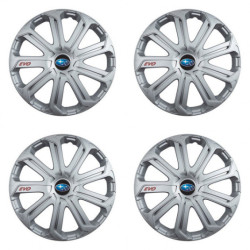Puklice pre Subaru 15 Evo silver