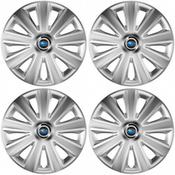 Puklice pre Subaru 15 Aviator carbon silver