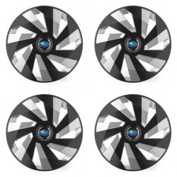 Puklice pre Subaru 15 Vector RC black and silver