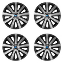 Puklice pre Subaru 16 Aviator carbon silver&black