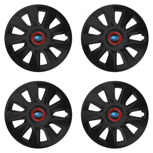 Puklice pre Subaru 16 STRATOS RR black