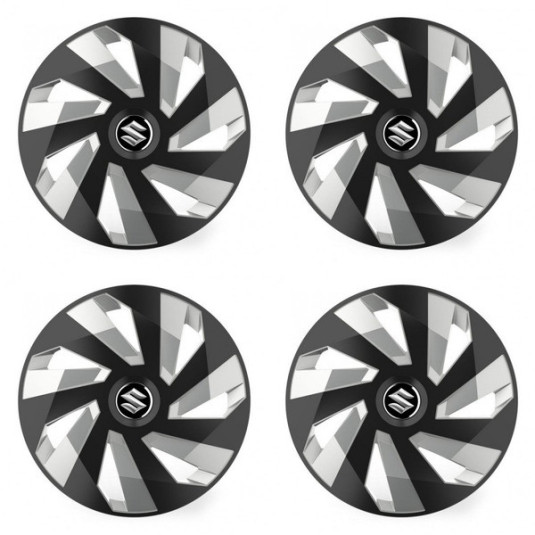 Puklice pre Suzuki 14 Vector RC black and silver