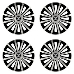 Puklice pre Suzuki 15 TREND silver and black