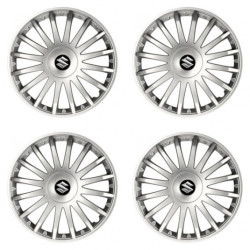 Puklice pre Suzuki 15 CRYSTAL silver