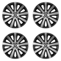 Puklice pre Suzuki 16 Aviator carbon silver&black