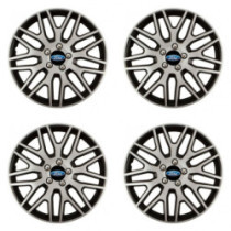 Puklice pre Ford 14 Dakar NC silver and black