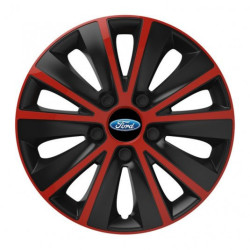 Puklice pre Ford 14 RAPIDE red and black
