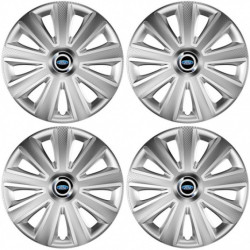 Puklice pre Ford 15 Aviator carbon silver