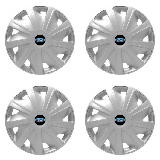 Puklice pre Ford pre dodávky 15 Craft silver