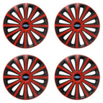 Puklice pre Ford 16 TREND red and black