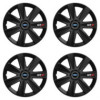 Puklice 16 GTX CARBON black pre Ford na ocelové disky. Pre kolesá o veľkosti R16 so živicovými samolepkami Ford.