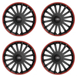 Puklice pre Land Rover 15 CRYSTAL RO black