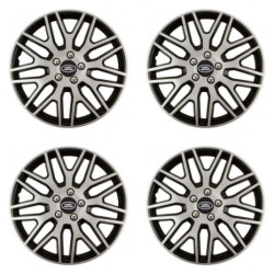 Puklice pre Land Rover 16 Dakar NC silver and black