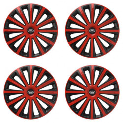 Puklice pre Land Rover 16 TREND red and black