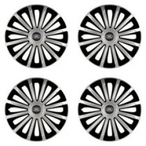 Puklice pre Land Rover 16 TREND silver and black