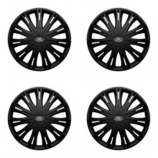 Puklice pre Land Rover 17 SPARK BLACK