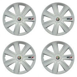 Puklice pre Alfa Romeo 15 GTX carbon white