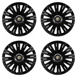 Puklice pre Alfa Romeo 15 ACTIVE RC BLACK