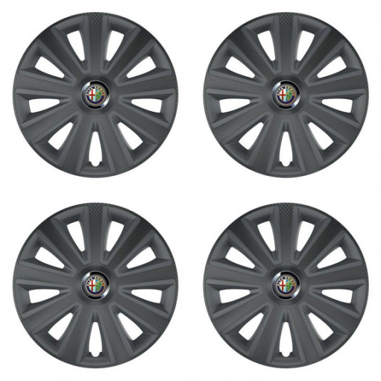 Puklice pre Alfa Romeo 16 Aviator carbon RC16 grafite