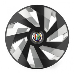 Puklice pre Alfa Romeo 16 Vector RC black and silver