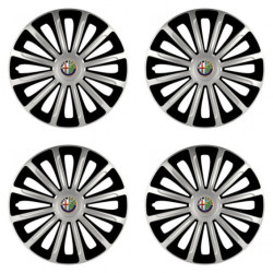 Puklice pre Alfa Romeo 16 TREND silver and black