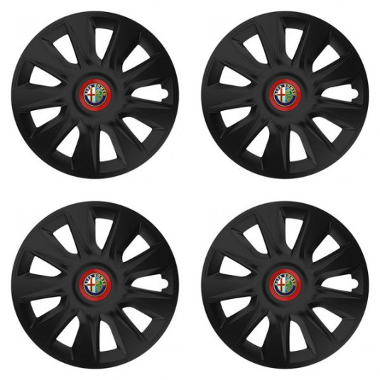 Puklice pre Alfa Romeo 17 STRATOS RR black