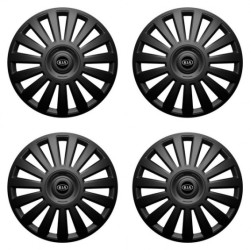 Puklice pre Kia (staršie logo) 14 Luxury black