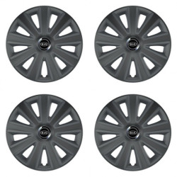 Puklice pre Kia (staršie logo) 14 Aviator carbon RC grafite