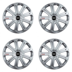 Puklice pre Kia (staršie logo) 15 Evo silver