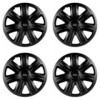 Puklice 15 COMFORT BLACK pre Kia (staršie logo) na ocelové disky. Pre kolesá o veľkosti R15 so živicovými samolepkami Kia (staršie logo).