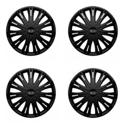 Puklice pre Kia (staršie logo) 16 SPARK BLACK