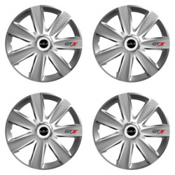 Puklice pre Kia (nové logo) 14 GTX CARBON silver