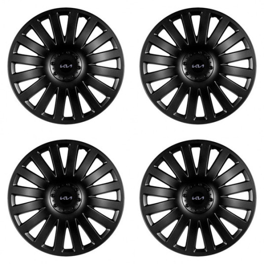 Puklice pre Kia (nové logo) 15 Smart black