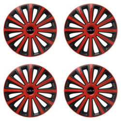 Puklice pre Kia (nové logo) 15 TREND red and black