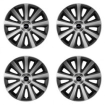 Puklice pre Kia (nové logo) 16 Aviator carbon silver&black