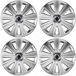 Puklice pre Kia (nové logo) 16 Aviator carbon RC 16 silver