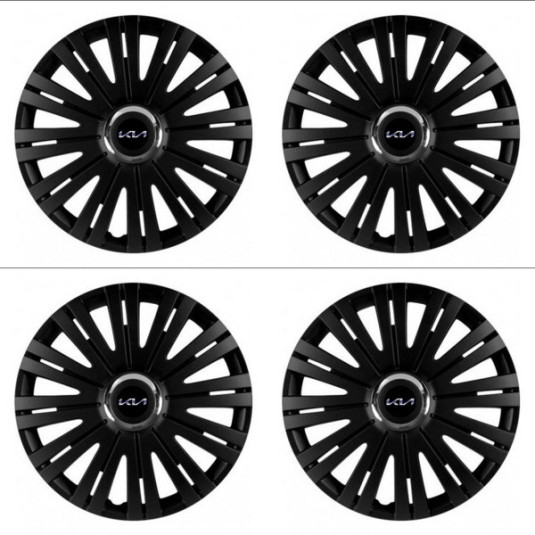 Puklice pre Kia (nové logo) 16 ACTIVE RC BLACK