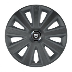 Puklice pre Dacia (staršie logo) 14 Aviator carbon RC grafite