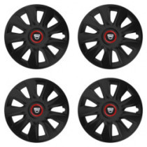 Puklice pre Dacia (staršie logo) 14 STRATOS RR black