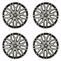 Puklice pre Dacia (staršie logo) 15 Dakar NC silver and black