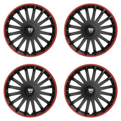 Puklice pre Dacia (staršie logo) 15 CRYSTAL RO black