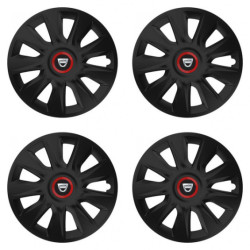 Puklice pre Dacia (staršie logo) 17 STRATOS RR black