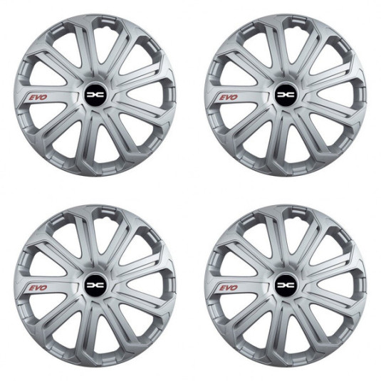 Puklice pre Dacia (nové logo) 16 Evo silver