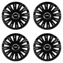 Puklice pre Dacia (nové logo) 16 ACTIVE RC BLACK