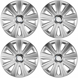 Puklice Aviator carbon RC 14 silver VERSACO