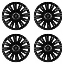 Puklice pre Peugeot (nové logo) 14 ACTIVE RC BLACK