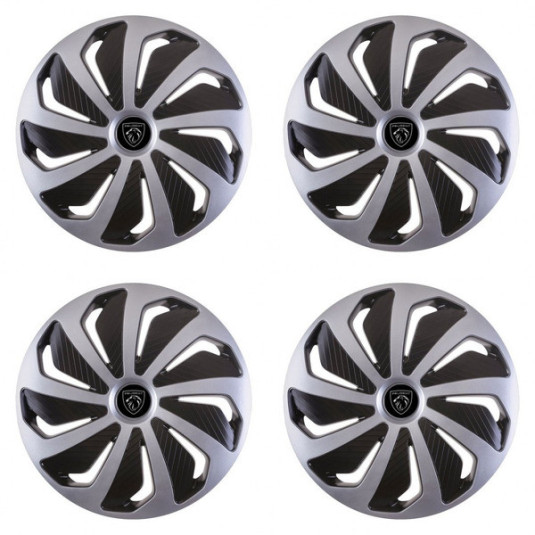 Puklice pre Peugeot (nové logo) 15 WIND SB