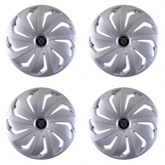 Puklice pre Peugeot (nové logo) 15 WIND RC SI