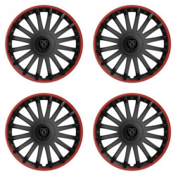 Puklice pre Peugeot (nové logo) 15 CRYSTAL RO black